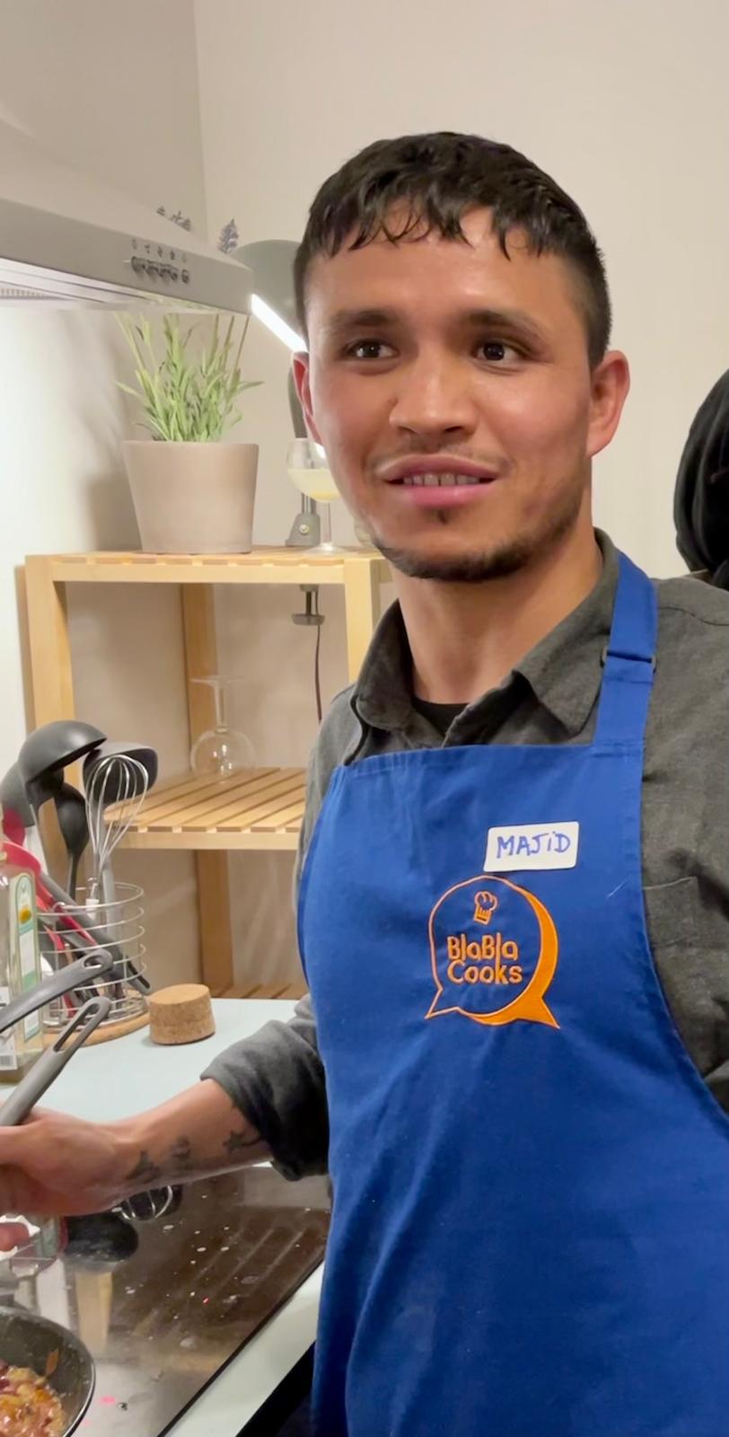 Majid Hoseini en cuisine